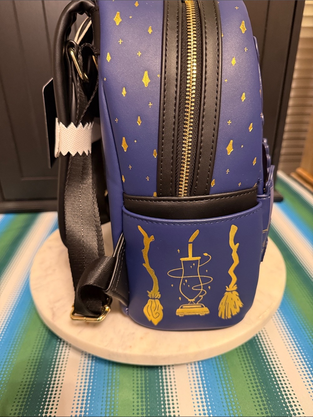 Loungefly Navy Hocus Pocus 2 Mini Backpack with Colorful Character Art - Picture 5 of 10